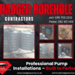 Rugged Industrial Ad for Badger Drilling